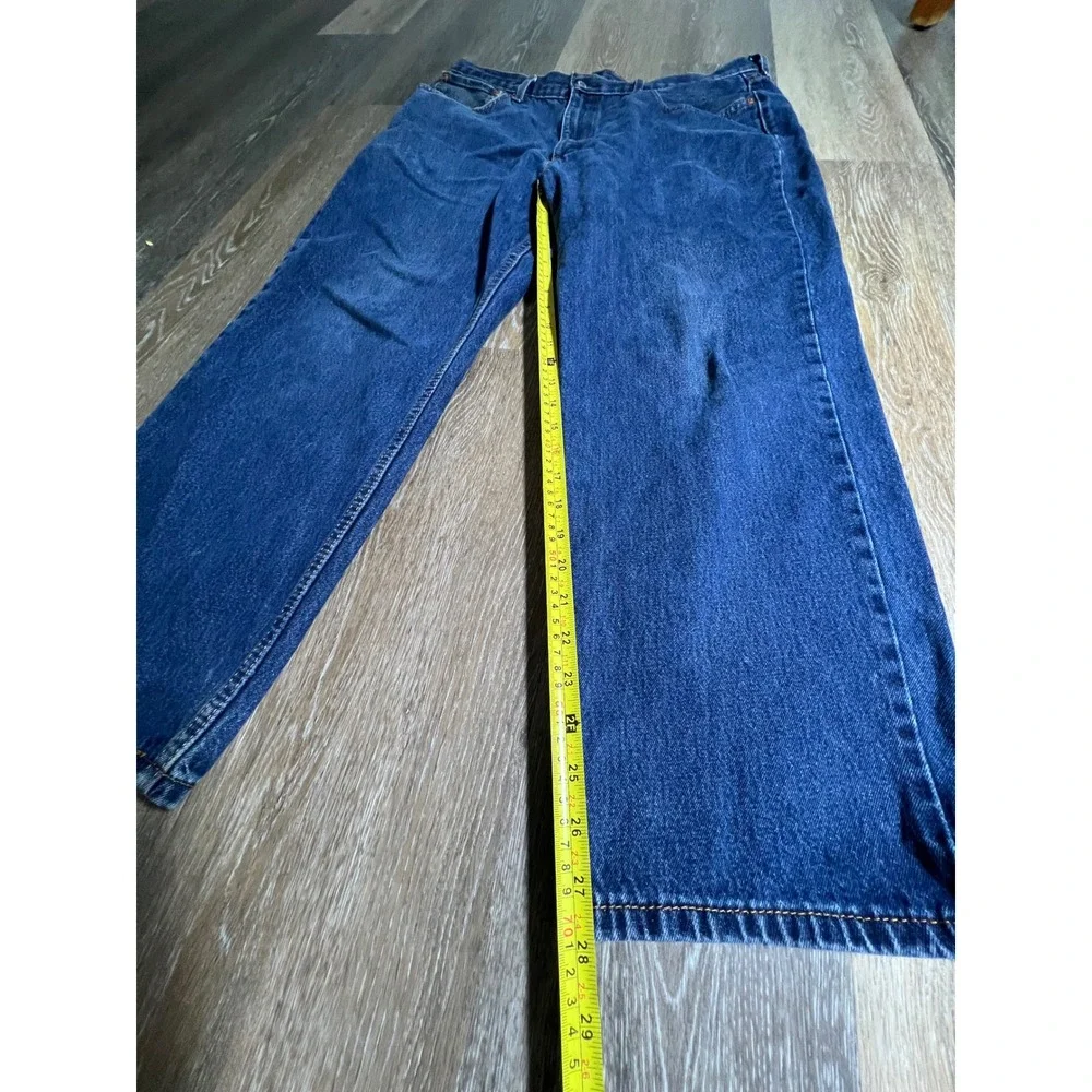 Levis 550 Relaxed Fit Jeans Mens 40x30‎ Blue Excellent Tapered Leg Denim